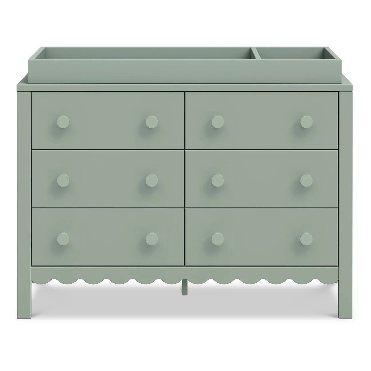 Pre-Order Sammy Scallop 6-Drawer Dresser Exclusive - Light Sage Peek A Boo Store Pre-Order Sammy Scallop 6-Drawer Dresser Exclusive - Light Sage Peek A Boo Store