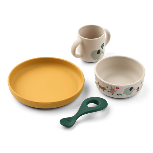 Vivi Silicone Tableware Set - Around the World