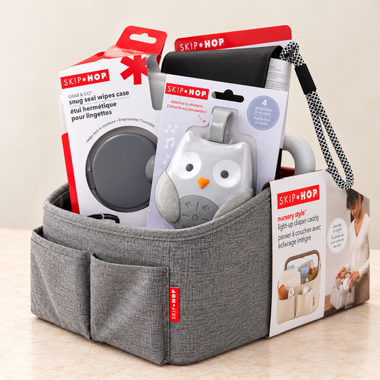 Grey Baby Essential Caddy Gift Set