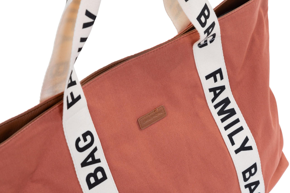 Family Bag Nursery Bag - Signature - Canvas - Terracotta