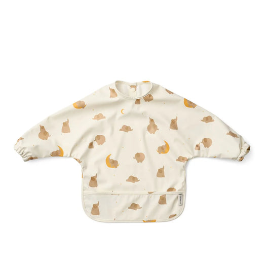 Merle Cape Bib - Elephant / Creme de La Creme