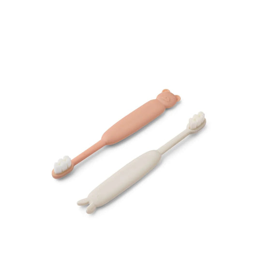 Fabio Toddler Toothbrush - Rose / Sandy