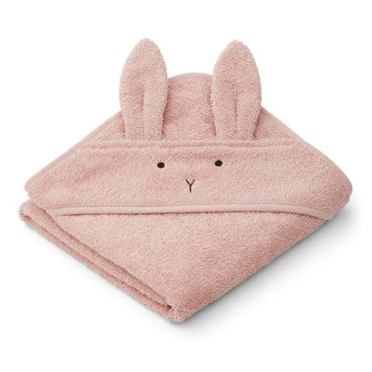 Albert Hooded Towel - Rabbit Rose