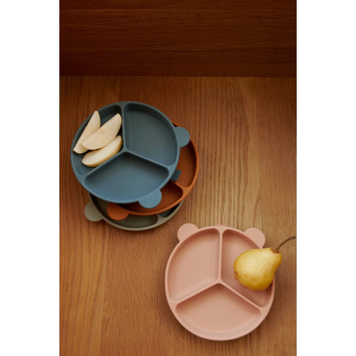 Stacy Divider Suction Plate 2pck - Sea Blue