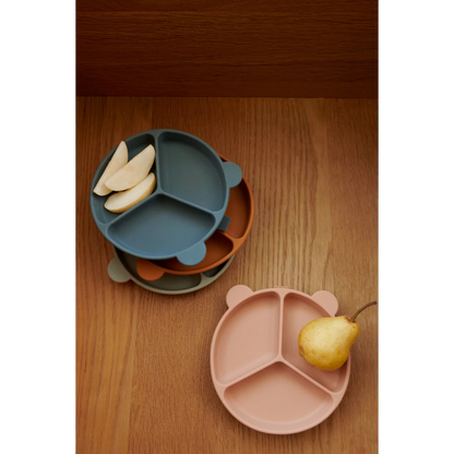 Stacy Divider Suction Plate 2pck - Sea Blue