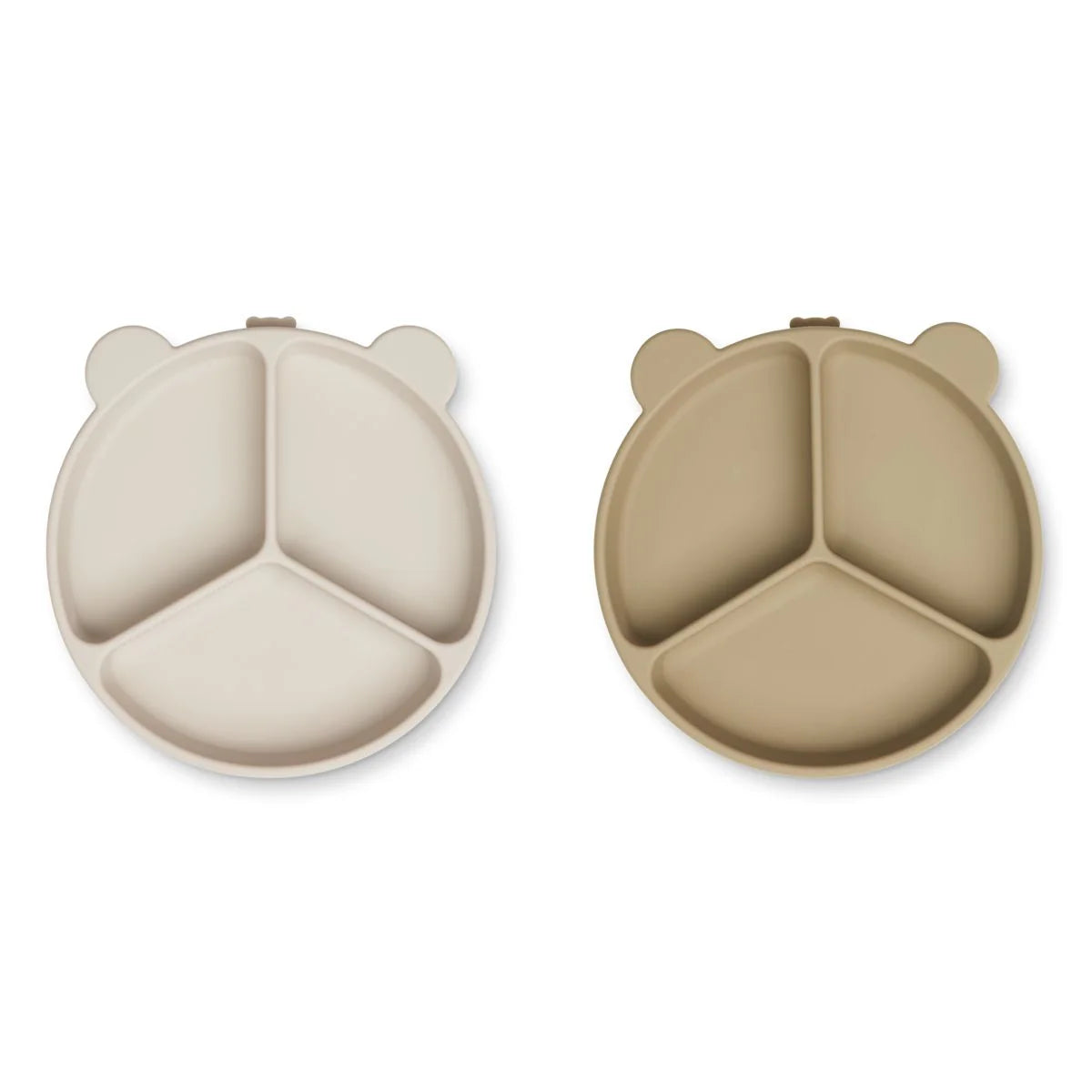 Stacy Divider Suction Plate 2pck - Sandy Oat