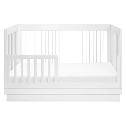 Pre-Order Harlow Acrylic 3-in-1 Convertible Crib with Toddler Bed Conversion Kit - White