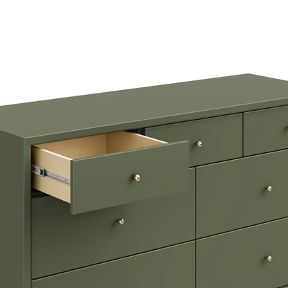 Pre-Order Palma 7-Drawer Assembled Double Dresser - Olive