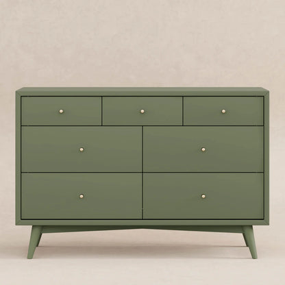 Pre-Order Palma 7-Drawer Assembled Double Dresser - Olive