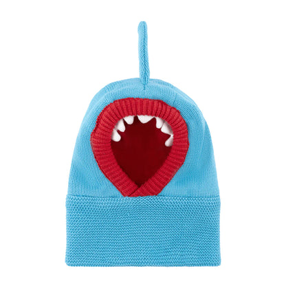 Baby/Toddler Knit Balaclava Hat - Sherman the Shark (6-12m)