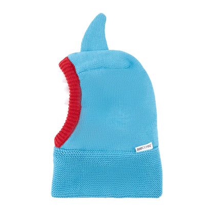 Baby/Toddler Knit Balaclava Hat - Sherman the Shark (6-12m)