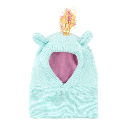 Baby/Toddler Knit Balaclava Hat - Allie the Alicorn (12-24m)