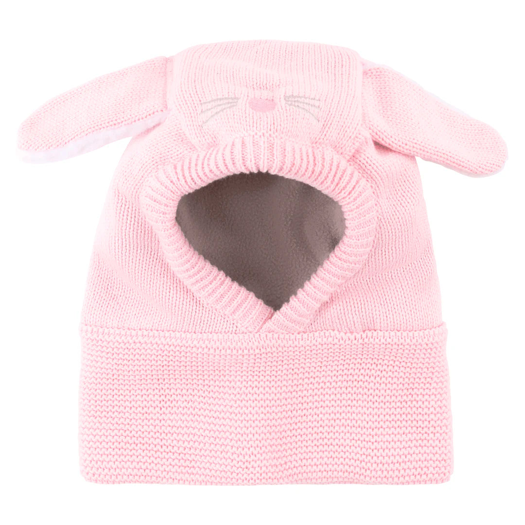 Baby/Toddler Knit Balaclava Hat - Beatrice the Bunny (6-12m)