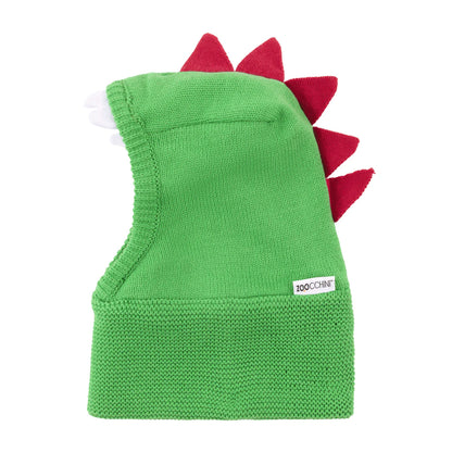 Baby/Toddler Knit Balaclava Hat - Devin the Dinosaur (6-12m)