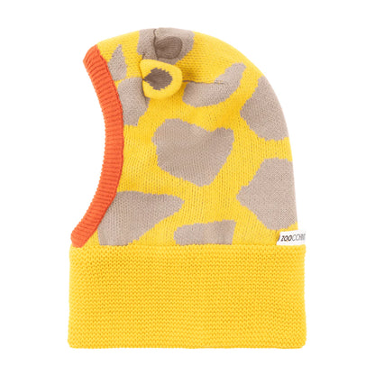 Baby/Toddler Knit Balaclava Hat - Jaime the Giraffe (6-12m)