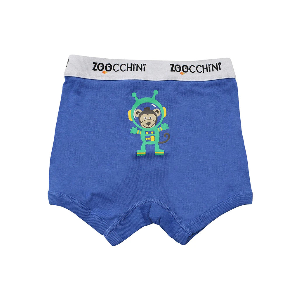 3 Piece Organic Boxers - Space Force (2-3years)