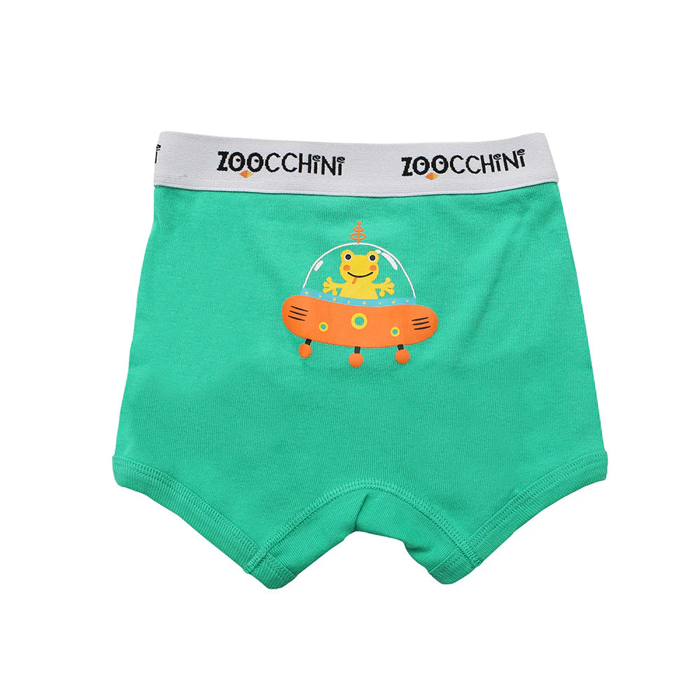 3 Piece Organic Boxers - Space Force (2-3years)