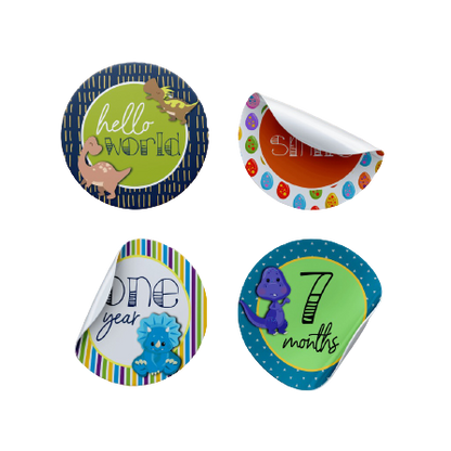 Baby Dino Milestone Stickers