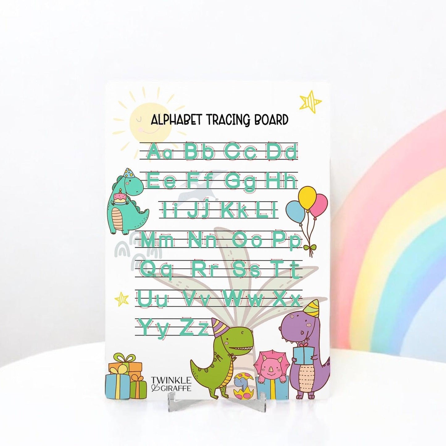 Interactive English Alphabet Tracing Acrylic Board