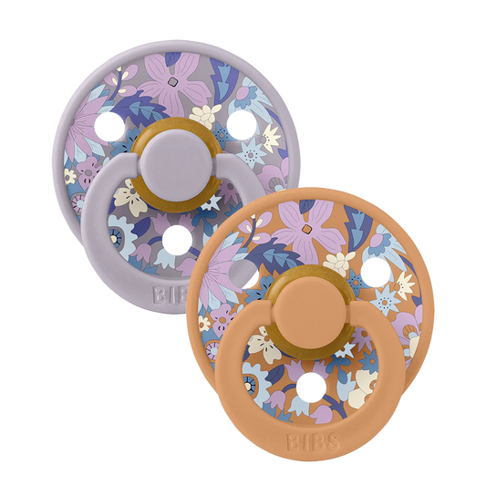 BIBS x LIBERTY Colour 2 Pack June Blossom - Size 2 - Pumpkin Mix