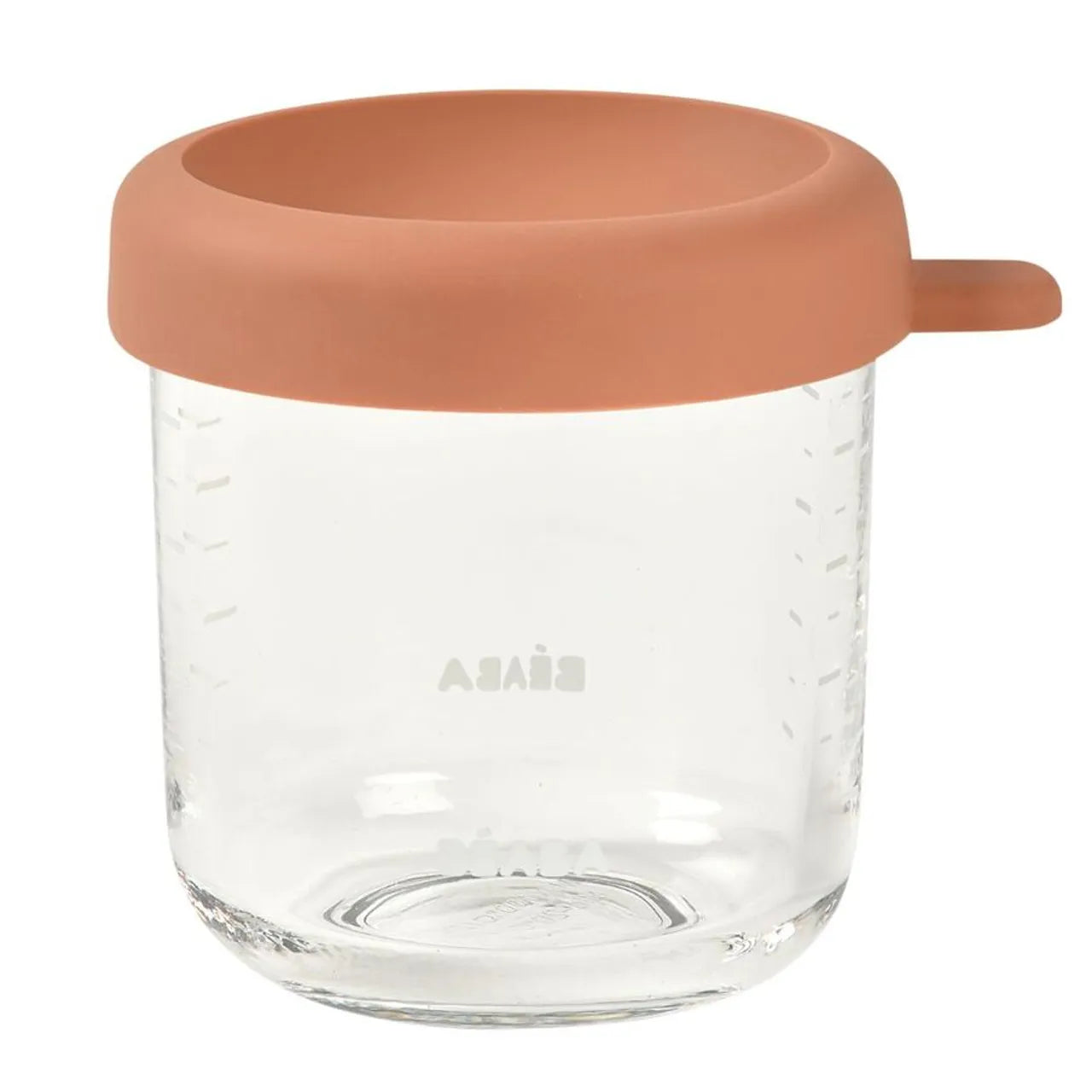 Conservative Glass Food Container - Terracotta - 250 ml