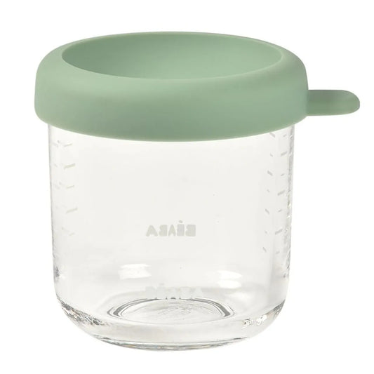 Conservative Glass Food Container - Sage Green - 250 ml