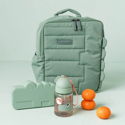 Straw bottle - Playground - Green - 280 ml