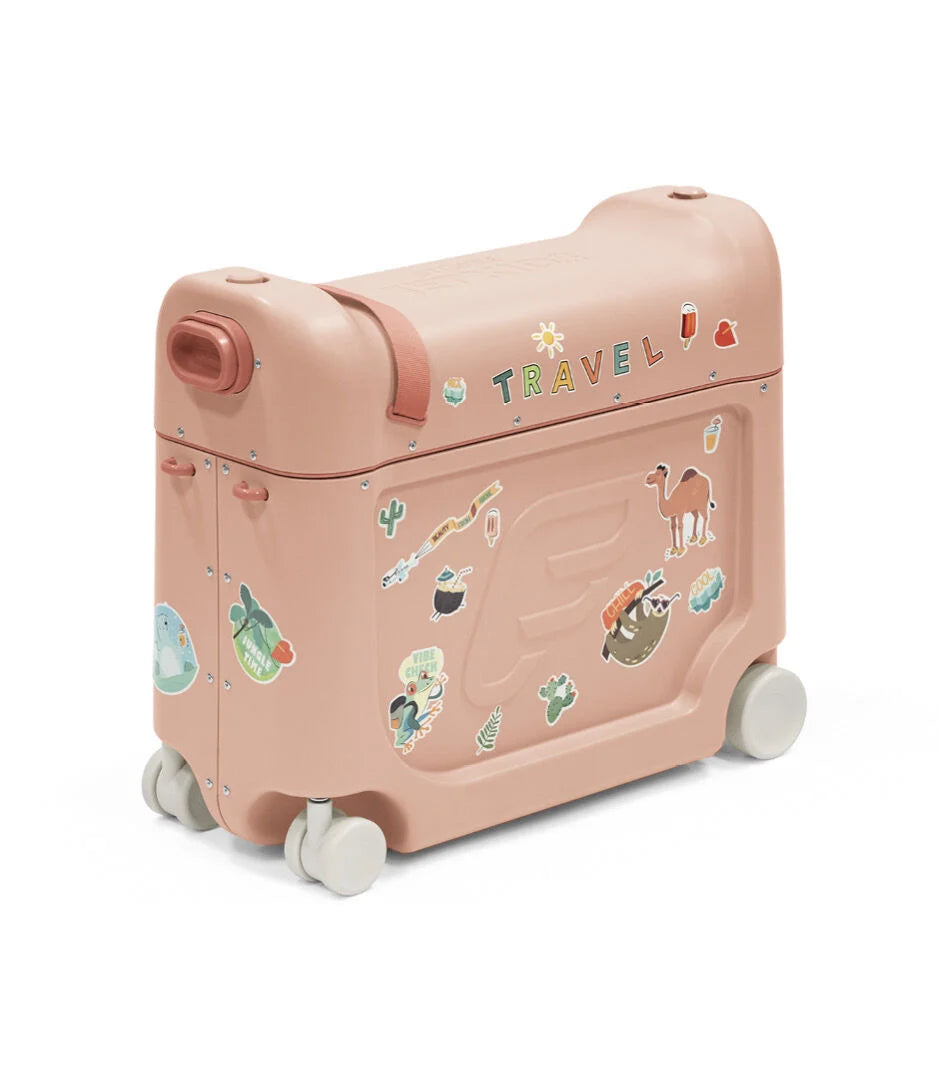 Stokke® JetKids™ BedBox™ - Ride-On luggage - Coral Pink