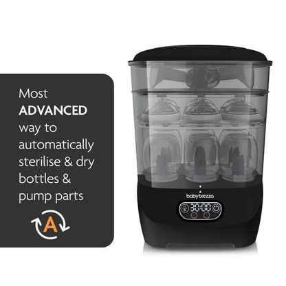 One Step Baby Bottle Sterilizer and Dryer Advanced - Black