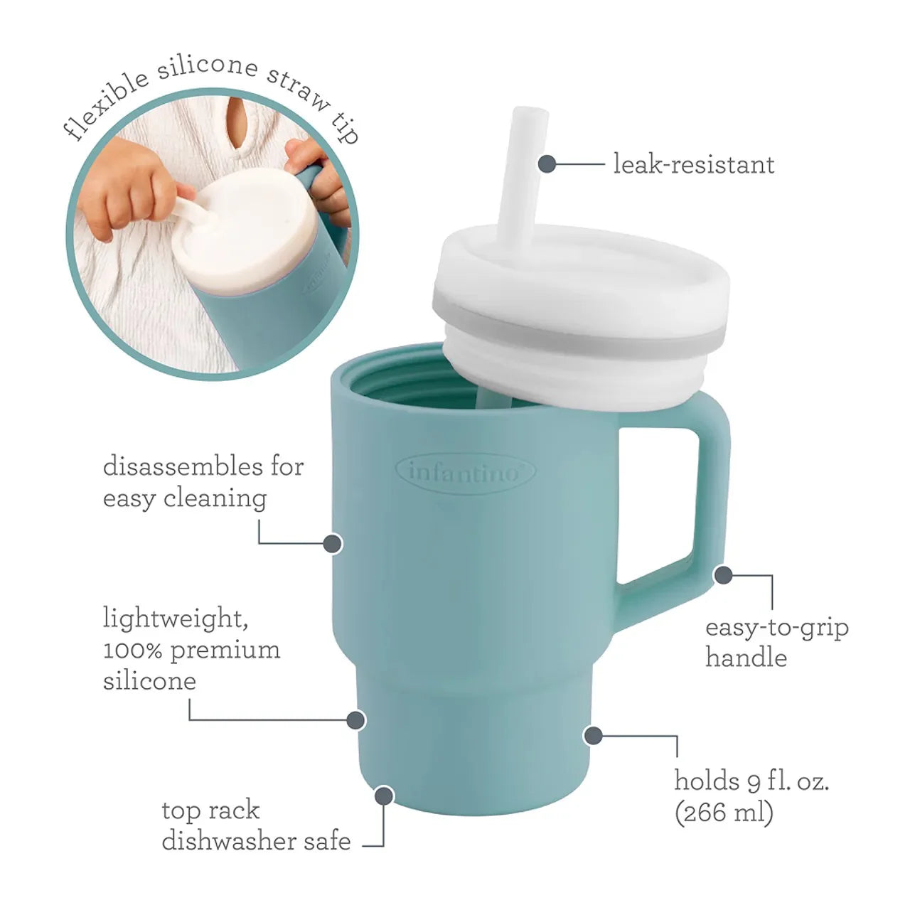 My 1st Tumbler™ Silicone - Moody Blue