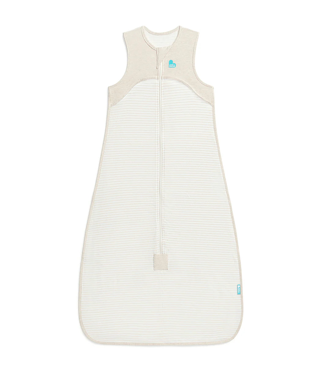 Sleep Bag Sleeveless 0.2 TOG Tan Breton Stripe - 18-36Months