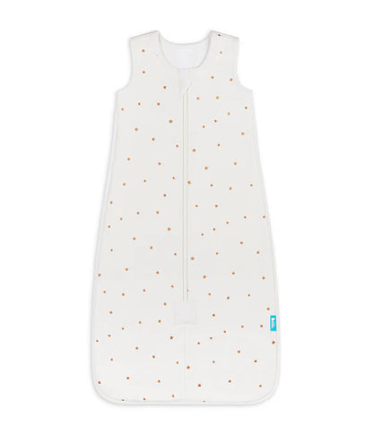 Sleep Bag Quilted Stretch Cotton Twinkles Oatmeal embroidery -  6-12Months