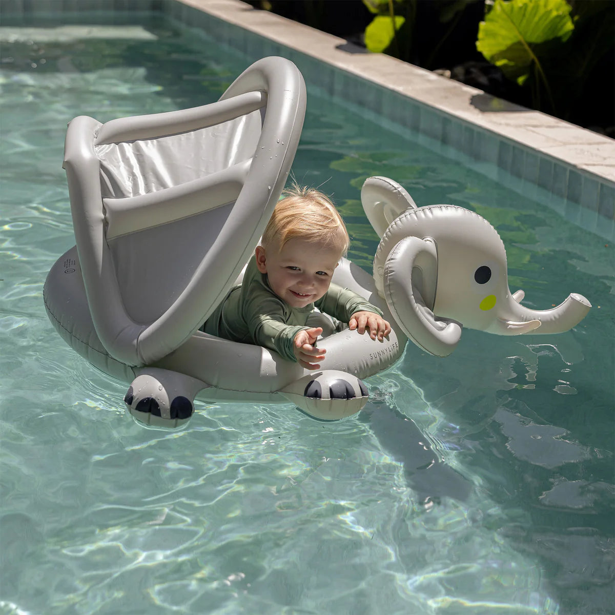 Baby Float - Eli the Elephant Grey