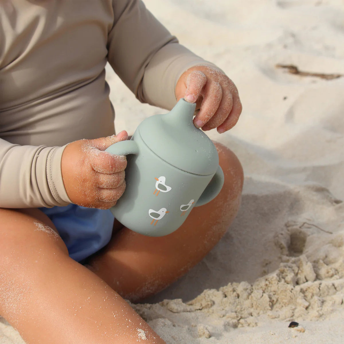 Sippy Cup - Sammy the Seagull Green