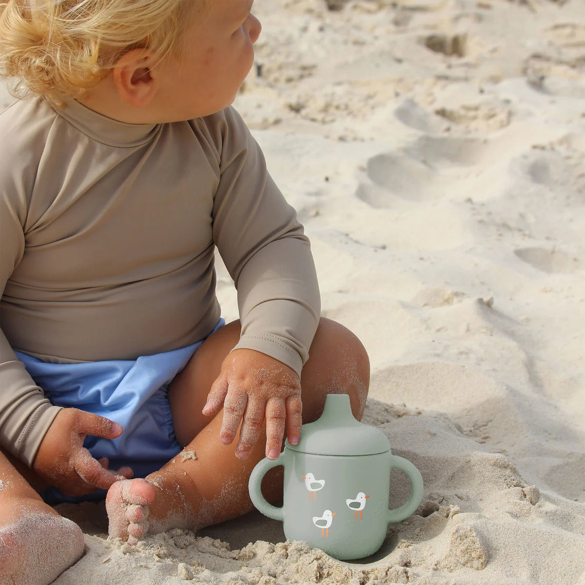 Sippy Cup - Sammy the Seagull Green