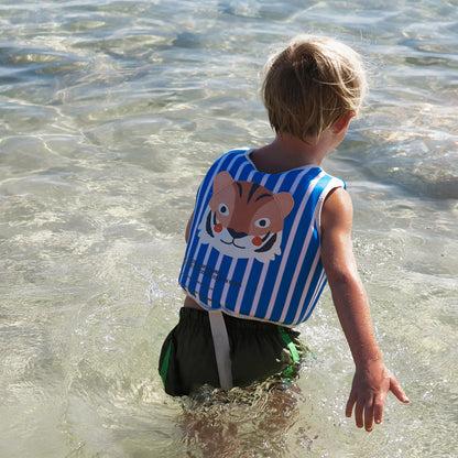 Swim Vest 2-3yrs - Tino the Tiger Blue