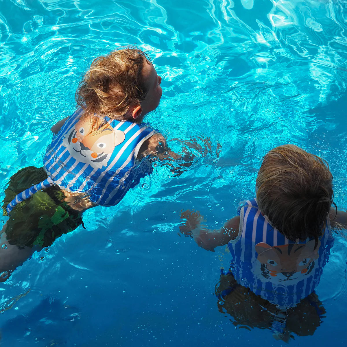 Swim Vest 2-3yrs - Tino the Tiger Blue