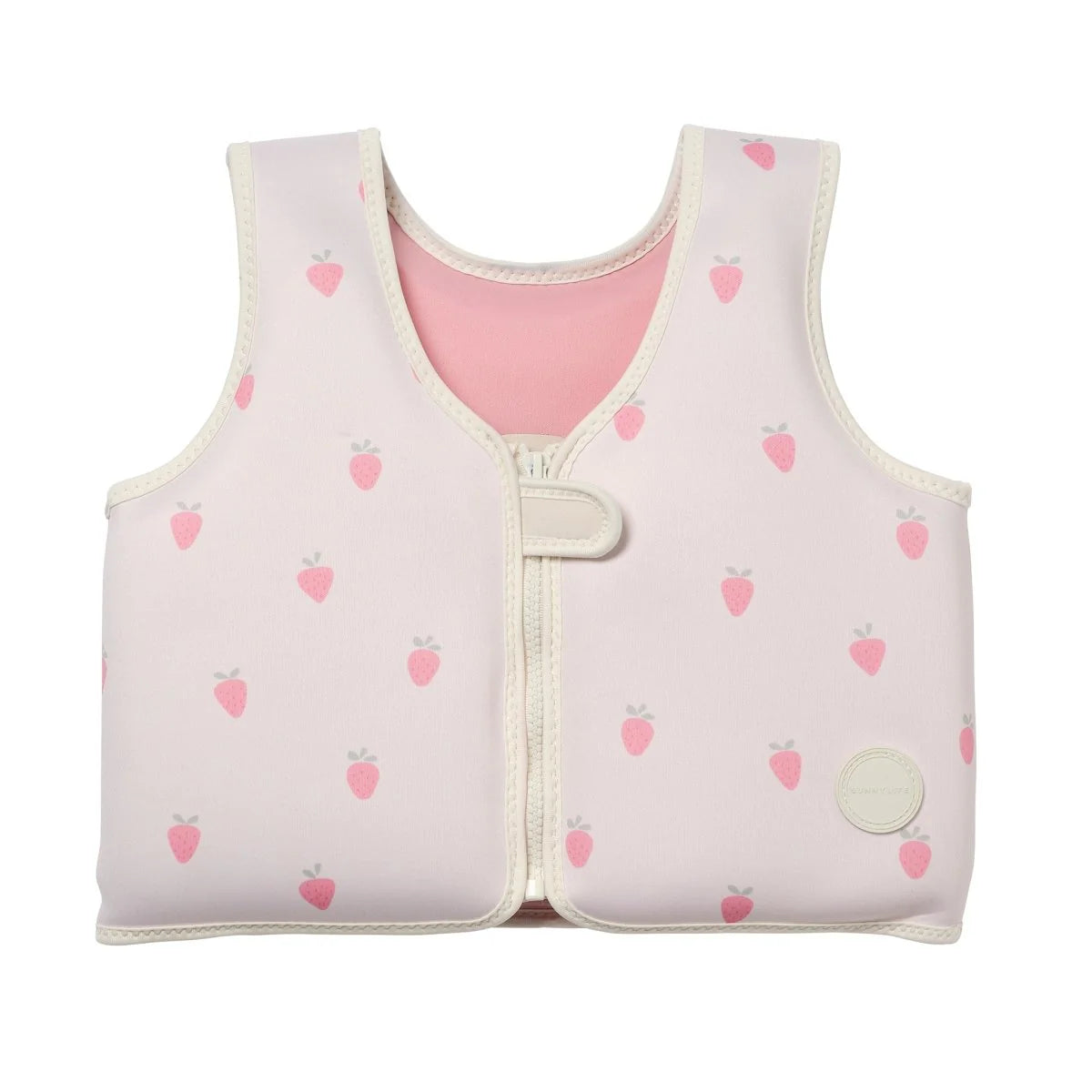 Kids Swim Vest 2-3 - Strawberry Sunshine Pink