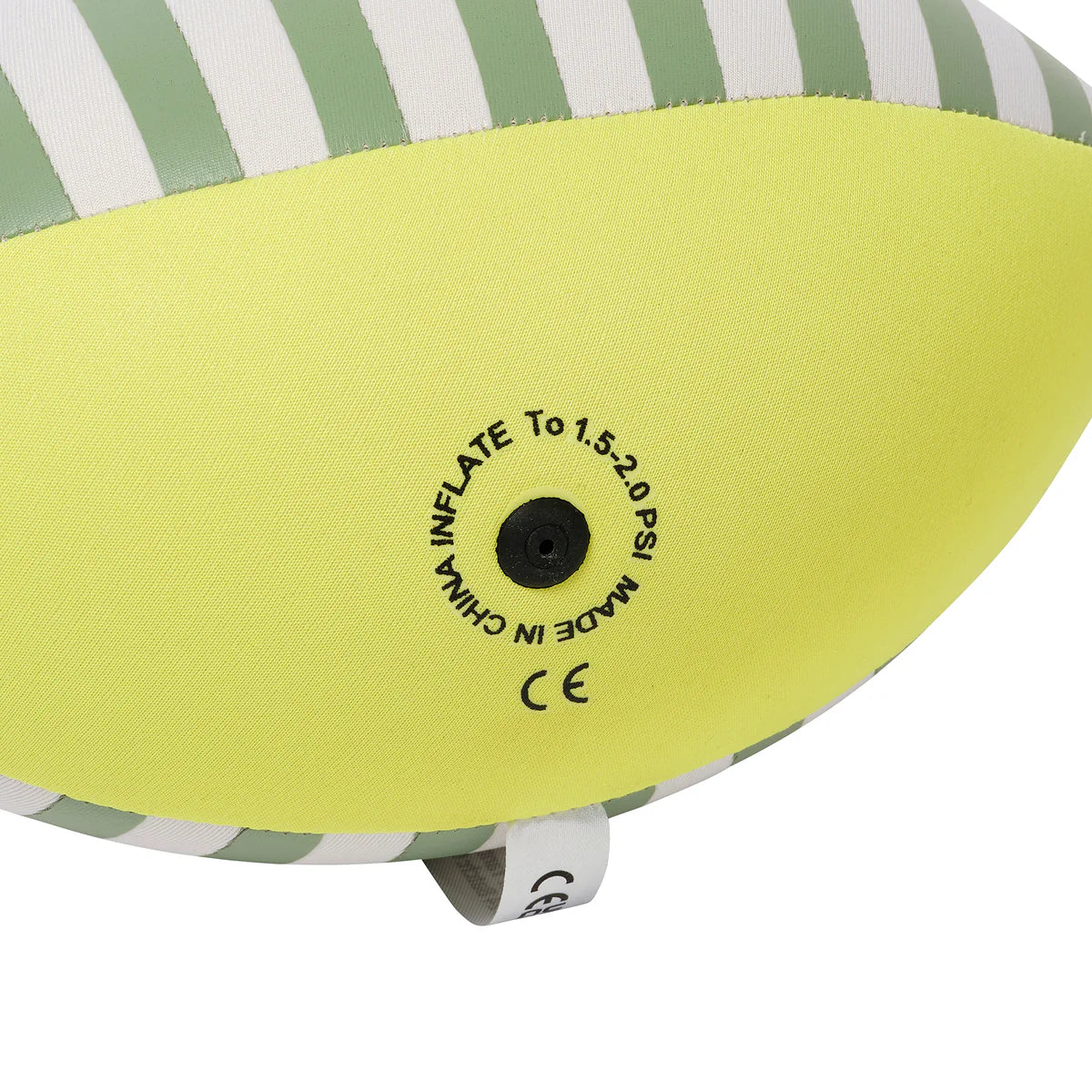 Neoprene Football - Tides Out Neon Yellow