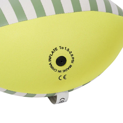 Neoprene Football - Tides Out Neon Yellow