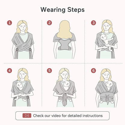 Baby Wrap Carrier - Air-Mesh