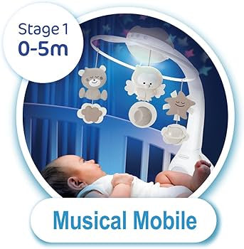 3-in-1 Projector Musical Mobile
