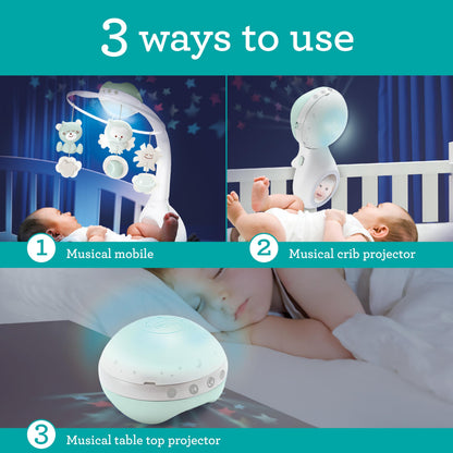 3-in-1 Projector Musical Mobile