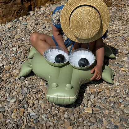Tube Pool Ring - Cookie the Croc Khaki