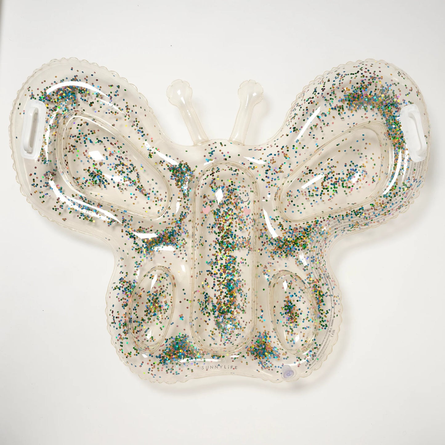 Lie-On Float - Butterfly Cotton Candy Glitter