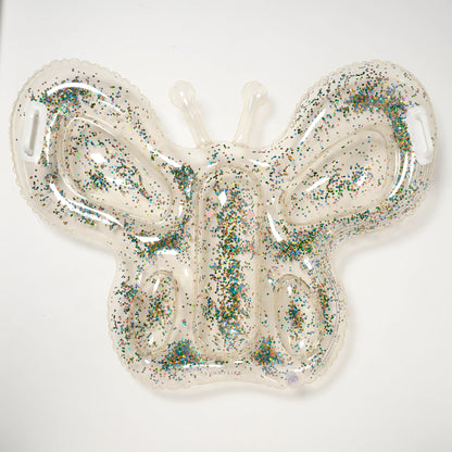 Lie-On Float - Butterfly Cotton Candy Glitter