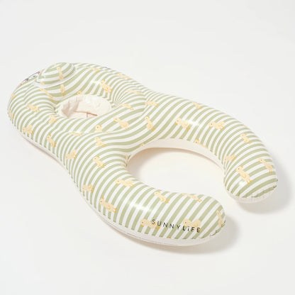 Float Together Baby Seat - Duck Sage Stripe