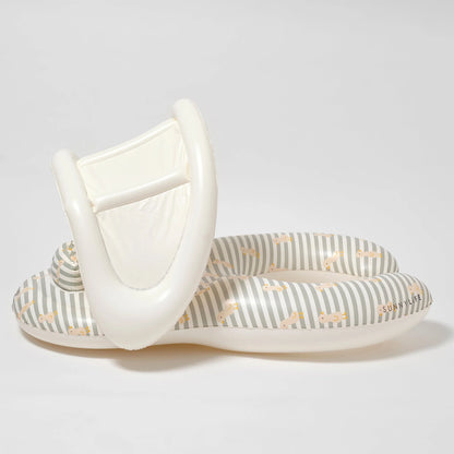 Float Together Baby Seat - Duck Sage Stripe