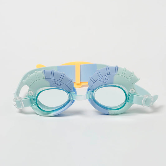 Swimming Googles - Finn the Fish Aqua Blue
