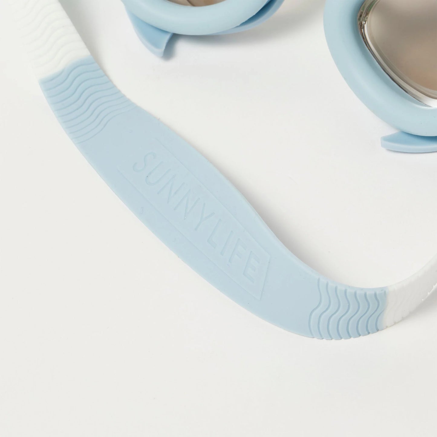 Mini Swim Goggles - Salty the Shark Aqua
